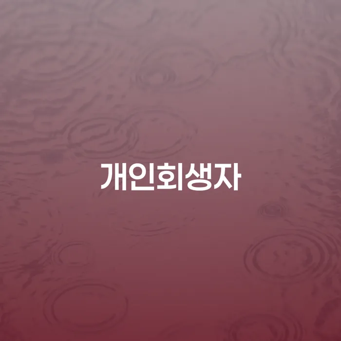 개인회생상담 신용회복 있는지확인