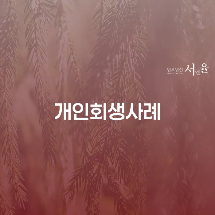 개인회생변제율 개인회생 문제해결방법 상담받아보기